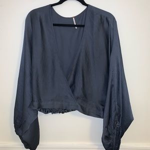 Free people blousy long sleeve (puffed sleeves)